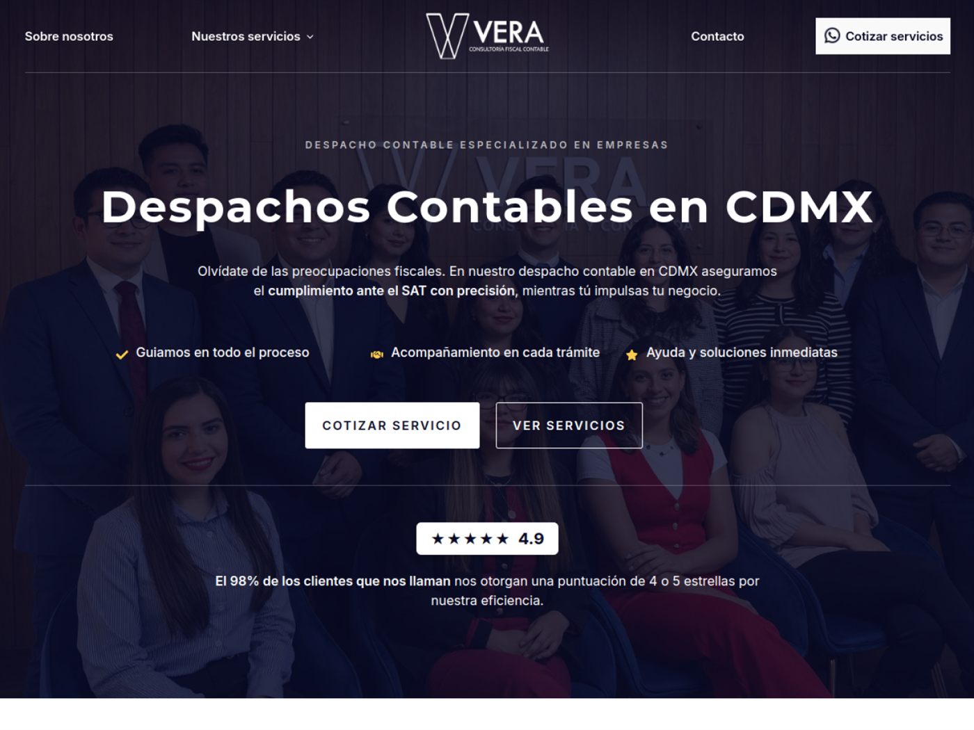 Vista previa de Consultoría Vera